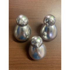 Umbra Birdie Wall Hooks Silver Bird Shaped Set of 3 Alan Wisniewski Design