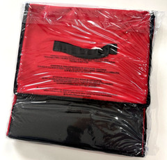 Holiday Living Ornament Storage Bag Holds 48 up to 3” Ornaments, Red Bag New