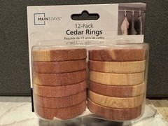 Mainstays 12-Pack 100% Natural Cedar Discs Protect Clothings From Moths & Mildew