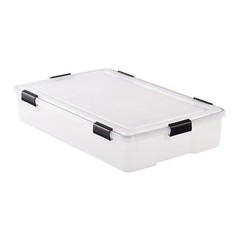 47 qt. Weathertight Tote Clear 31-7/8″ x 19-7/8″ x 6-3/8″