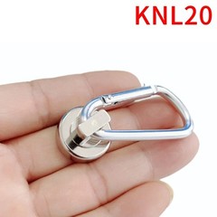 66 kg Heavy Duty Magnet with Carabiner Hook, Strong Magnetic Hooks for Hanging