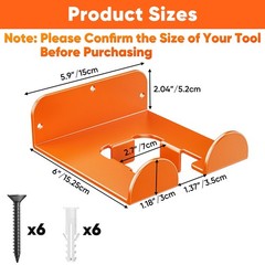 Weedeater Hanger 2 Pack Garage Organize Grass String Trimmer Rack Heavy Duty