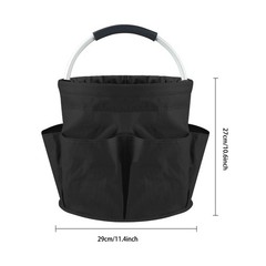 Foldable Cleaning Caddy, Portable Beach Basket, Multifunctional Storage Basket