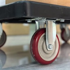 3 Inches Casters Wheels Medium Duty 4 Packs Bearing 350 LBS for Platform Truc…