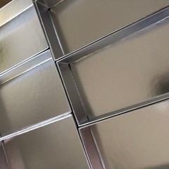 Rabanne Silver Organizing Tray – 3.25 x 6.25 – 10 pcs