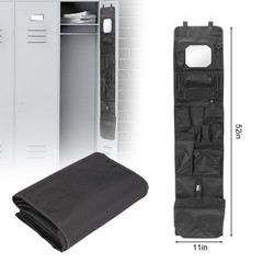 Police Style Hanging Closet, 52 x 11 Inches Shelf Hanging Work Locker Organiz…