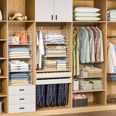6-Tier Stackable Closet Organizers and Storage Shelves, Closet Shelf Organize…