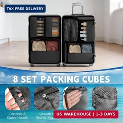 8 Set Packing Cubes for Travel,Luggage Organizers for Travel Accessories