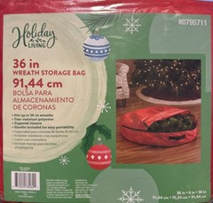 Holiday Living Large Wreath Storage Bag – 36″ x 6″ – 0795711 – NEW