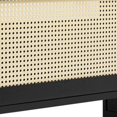 Natural Rattan Shoe Cabinet, Free Standing Shoe Racks, Shoe Cabinet