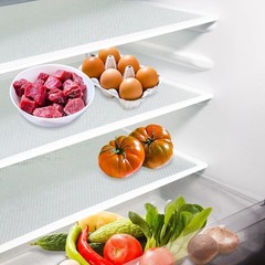 10Pcs Refrigerator Liners, Washable Fridge Liner Shelf Mats Refrigerator Pads