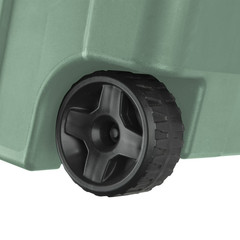 Sterilite Extra-Large Wheeled Industrial Storage Bin, 40 Gal Green, 2 Pack
