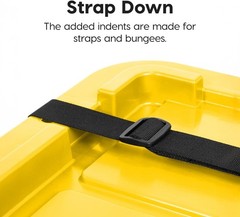 IRIS 4-Pack 27 Gallon Storage Bins with Lids || Heavy Duty Plastic Tote Cont…
