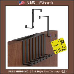 10 Pack Menz Over The Door Hooks , 2-Sided Fits 1 3/8″ & 1 3/4″ Coat Hanger
