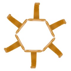 6Pcs Reliable Iron Ceiling Hooks with Screws for Drywall Wood and Concrete