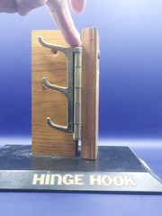 HINGE HOOK. The Original Hinge Pin Clothes Hook.