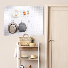 10 Pcs Pegboard Clips Metal Hooks – White Wall Storage Organizer for Kitchen Off