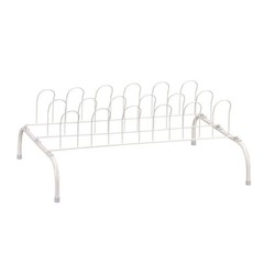 Household Essentials 9-Pair 22 inches W x 16 D x 9.25 H, White