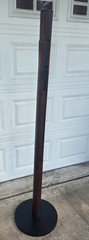 Umbra Flapper Coat Rack with Umbrella Holder & Hat Organizer, Black/Walnut