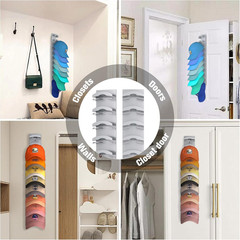 Hat Organizer for Baseball Caps 2Pack, Hat Rack for Wall with Strong Adhesive