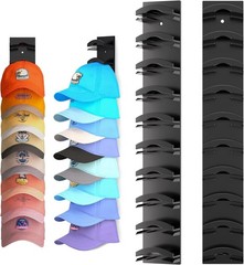 The Hat Organizer Rack w/ Curved Button Holder & Circular Bayonet Pack of 2