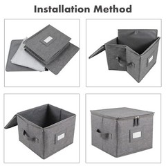 China Storage Containers Hard Shell Inside 10″ W X 8″ H Salad Plate Storage Cont