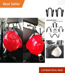 Flexible Over The Seat Hard Hat Rack Hard Hat Holder Hard Hat Hanger for Vehi…