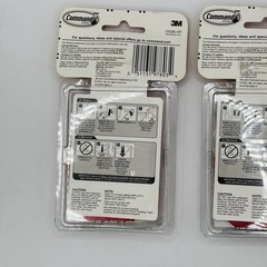 80 (2-40ct packs) 3M Command Damage-Free Hanging Decorating Clips NEW. Sealed.