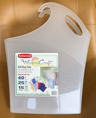 Rubbermaid WrapN Craft Gift Bag Tote hanging tote excellent condition w/ tags￼
