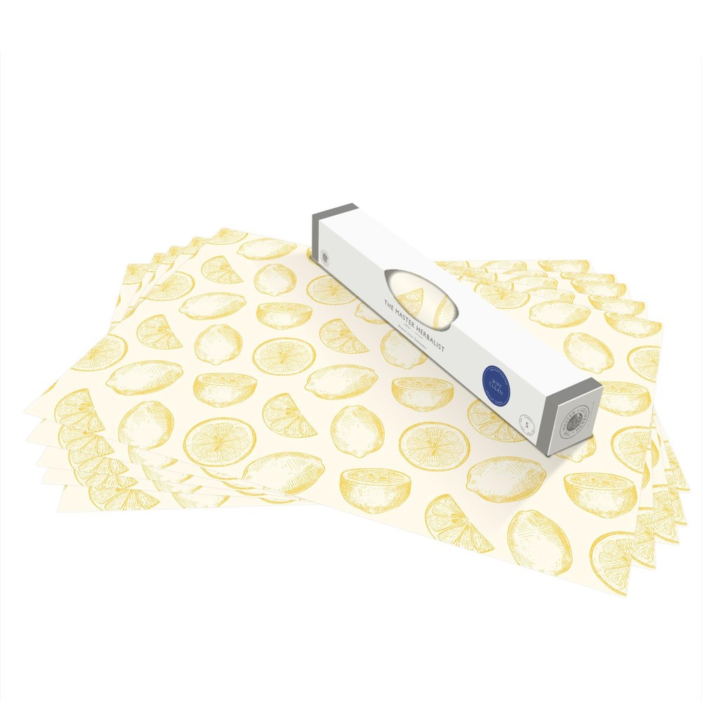 UNSCENTED & Wipe Clean Drawer Liners with a Yellow Lemons Design – Perfect fo…