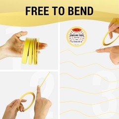 Multi-Size Pinstripe Tape, Fine Line Masking Tape Set for Automotive, DIY, Pa…