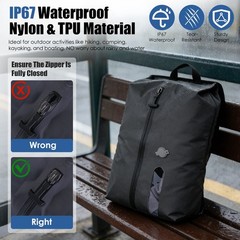 2Pcs 17L Travel Vacuum Bags for Luggage w/ Pump Reusable Vacuum Seal Bags