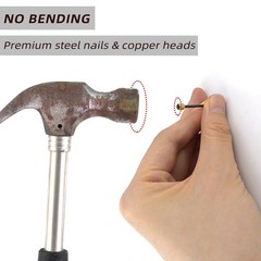 90 Pcs Nails for Hanging Picture Decorative Nail for Hanging Wall Decor Pictu…