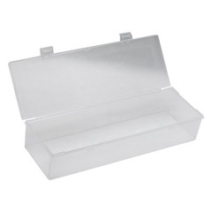 4x Large Plastic Storage Container Box Hinged Lid Crafts Markers Pens Pencils