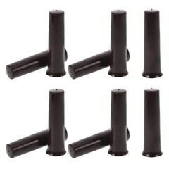 10Pcs Reusable Black Umbrella Tip Covers Replacement Set