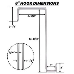 Over The Wall Heavy Duty Concrete Cinder Cement Block Wall Outdoor No Drill F…