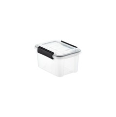 6.5-156 qt. Weathertight Tote Clear