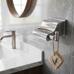 ® Polished Chrome Robe & Towel Hook ECK-600O, Durable Zinc Alloy, Wall-Mounte…