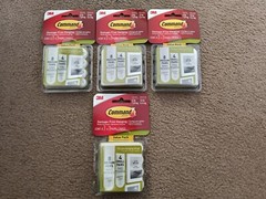 4 Packs – Command Damage-Free Hanging Strips 8 Medium 4 Small Pairs 17203-ES