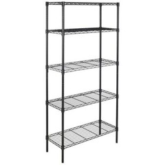 Home Kitchen Garage Wire Shelving 5 Layer Tier Storage Rack Unit Shelves Metal