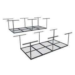 FLEXIMOUNTS 4×8 Overhead Garage Storage Rack Adjustable Organization System