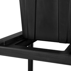 (2 pack) 4 Tier Tote Rack, Holds Four 27 Gallon Industrial Storage Totes, Heavy