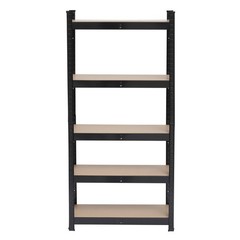 5-Tier Heavy Duty Metal Shelving 59 in Racking Storage Unit Warehouse Shed Rack