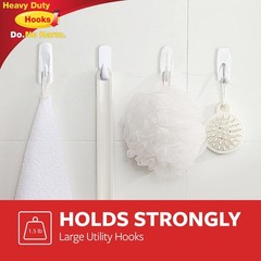 32 PCS Small Wire Adhesive Wall Hook 36 Strips Damage Free Key Coat