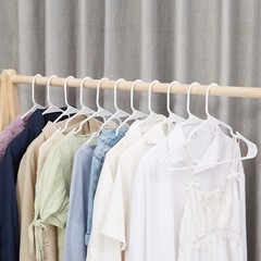 25/50pcs Coat Hanger 16.5in Space Saving Non Slip Clothes Trouser Coat Suit Bar