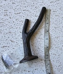 Branch Wall Hook Rustic Cadt Iron 6 In