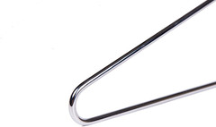 8 Quality Hangers Heavy Duty Metal Suit Hanger Coat Hangers with Polished Chrome