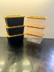 Lowes Black & Clear Teeny Tote Lot Of 3 Each* Hard To Find* Viral TikTok