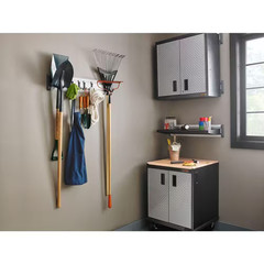 Gladiator GearTrack Garage Wall Storage Kit 32 In With 6 Hooks
