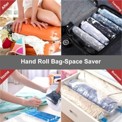 ALMING Compression Bags – Travel Essentials 12 Pack Space Saver No Vacuum or …